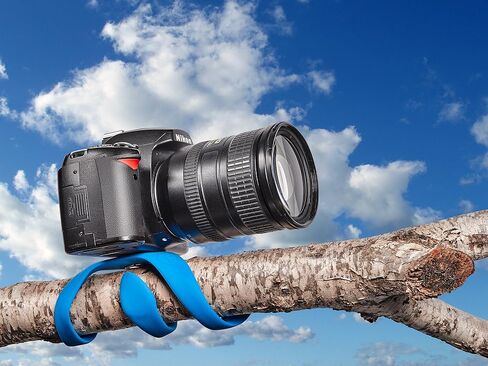 Pictar Splat Flexible Mini Tripod for Action Cameras Selfies - Supports 1.1 Pounds, Blue in Saudi Arabia