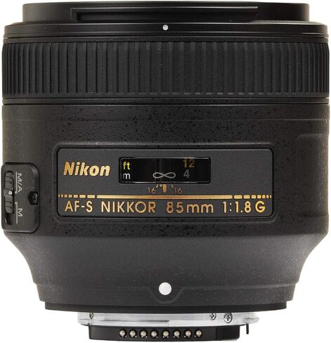 Nikon AF-S NIKKOR 85 mm f/1.8G Lens, Black in Saudi Arabia