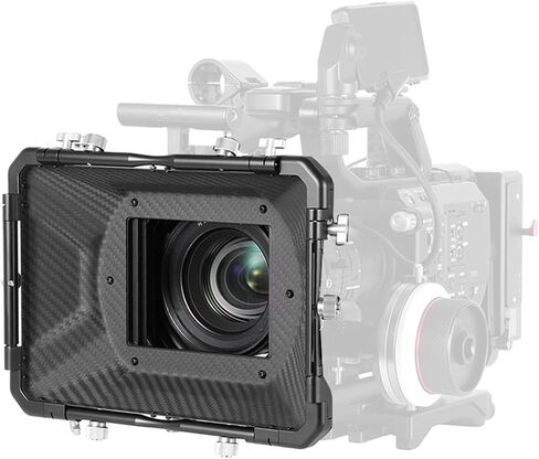 01 02 015 Camera Matte Box, Adjustable Universal Lightweight Carbon Fiber Matte Box Portable for FS5 Camera in Saudi Arabia