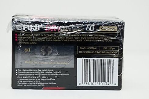 (5 Pack) Fuji Normal Bias DR-I Audiocassette 360 Minutes in Saudi Arabia