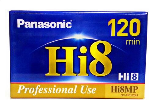 Panasonic Hi8 8mm CAMCORDER VIDEO TAPE 120 دقيقة in Saudi Arabia