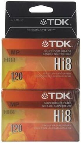 4 لكل منها: شريط كاميرا فيديو Tdk 8 مم (P6-120HPL2TGA) in Saudi Arabia
