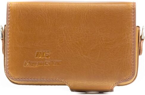 Megagear Sony Cyber-Shot Dsc-Hx80, Dsc-Hx90V, Dsc-Wx500 Leather Camera Case With Strap - Black - MG885 in Kuwait