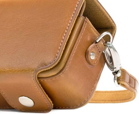 Megagear Sony Cyber-Shot Dsc-Hx80, Dsc-Hx90V, Dsc-Wx500 Leather Camera Case With Strap - Black - MG885 in Kuwait