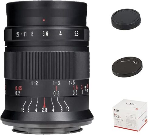 7artisans 60mm F2.8 II Macro Lens Manual Fixed Camera Lens for MFT M4/3 Mount Mirrorless Cameras E-PL1 E-PL2 E-PL3 E-PL5 E-PL6 E-PL7 GH2 GH3 GH4 GH5 GH5S GM1 GM5 GM7 GX1 GX7 GX8 in Saudi Arabia