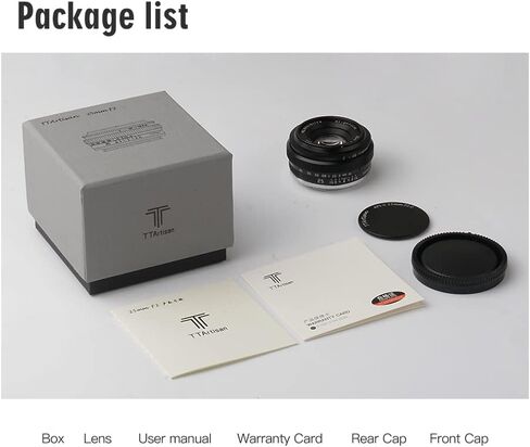 TTArtisan 25mm F2 Wide-Angle APS-C Camera Lens Large Aperture Manual Fixed Camera Lens for Leica/Sigma L Mount Leica：T、TL、TL2、CL、Sigma：FP（Camera Settings: APS-C Mode） in Kuwait