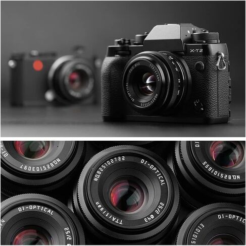 TTArtisan 25mm F2 Wide-Angle APS-C Camera Lens Large Aperture Manual Fixed Camera Lens for Leica/Sigma L Mount Leica：T、TL、TL2、CL、Sigma：FP（Camera Settings: APS-C Mode） in Kuwait