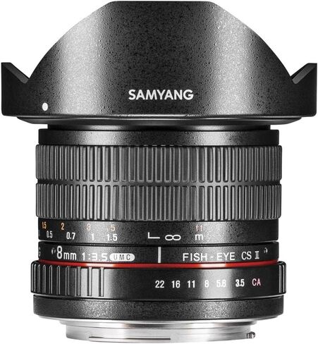 ساميانغ عدسة 8 مم عين السمكة f/3.5 UMC CS II لكاميرات كانون in Kuwait