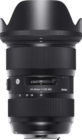 Sigma 588954 24-35mm f/2 DG HSM Art Lens for Canon EF + 10PC Accessory Kit in Saudi Arabia