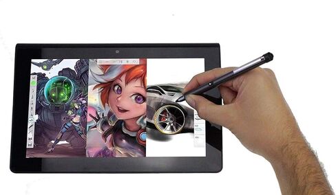 Broonel Metallic Grey Rechargeable Fine Point Digital Stylus Compatible with The Artizlee ATL-31 FHD (1020 x 1200) 4G LTE Touchscreen Tablet in Saudi Arabia