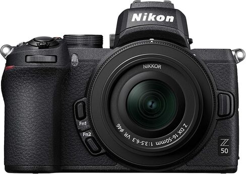 Nikon Z50 + Z DX 16-50mm Mirrorless Camera Kit (209-point Hybrid AF, High Speed Image Processing, 4K UHD Movies, High Resolution LCD Monitor) VOA050K001 in Kuwait