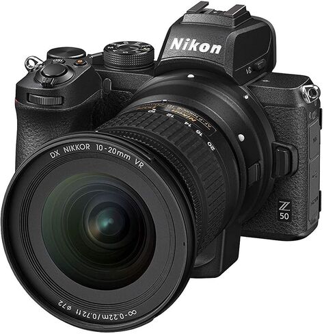Nikon Z50 + Z DX 16-50mm Mirrorless Camera Kit (209-point Hybrid AF, High Speed Image Processing, 4K UHD Movies, High Resolution LCD Monitor) VOA050K001 in Kuwait