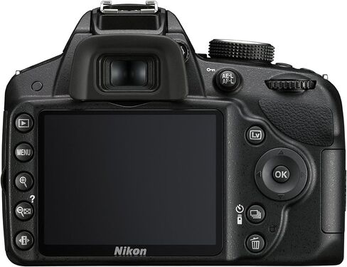 Nikon D3200 24.2 MP CMOS Digital SLR with 18-55mm f/3.5-5.6 AF-S DX VR NIKKOR Zoom Lens (Red) in Kuwait