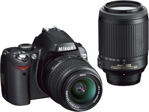 Nikon D40x 10.2MP Digital SLR Camera with 18-55mm f/3.5-5.6G ED II AF-S DX Zoom-Nikkor Lens (OLD MODEL) in Kuwait