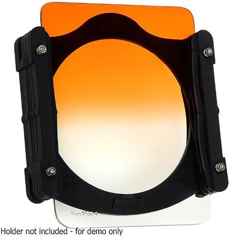 Fotodiox Pro 100mm Graduated Sunset Orange Filter for Fotodiox Pro 100mm Filter Holder - Also fits Cokin Z-Pro (L) Series Filter Holder in Saudi Arabia