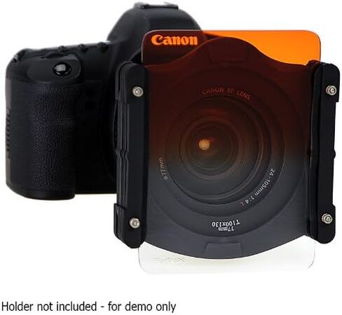 Fotodiox Pro 100mm Graduated Sunset Orange Filter for Fotodiox Pro 100mm Filter Holder - Also fits Cokin Z-Pro (L) Series Filter Holder in Saudi Arabia