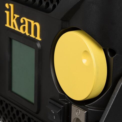 Ikan Lyra (3X) Bi-Color 3200K-5600K Soft Panel (3) 1 x Half Lighting Kit with Gold & V-Mount Battery Plate, Barn Dors, Stands and Case Included (LB5-3PT-KIT) - Black in Kuwait