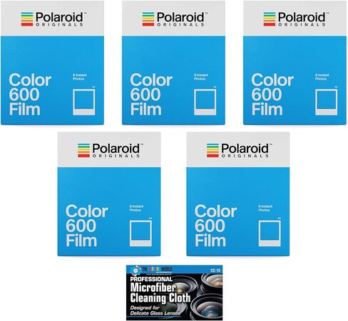 Impossible/Polaroid Instant Color Film for Polaroid 600 and Polaroid Originals OneStep Cameras - 5 Pack in Kuwait