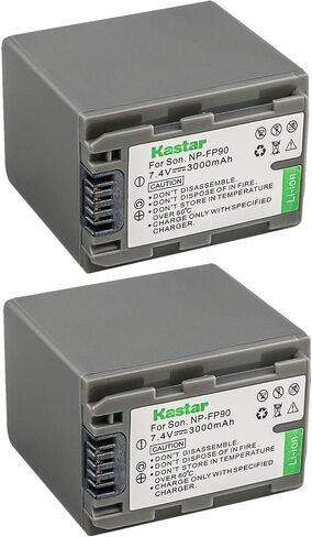 Kastar 1-Pack Battery NP-FP90 / NP-FP91Replacement for Sony DCR-HC40, DCR-HC41, DCR-HC42, DCR-HC43, DCR-HC44, DCR-HC46, DCR-HC65, DCR-HC85, DCR-HC94, DCR-HC96, DCR-SR30, DCR-SR40 Camera in Saudi Arabia