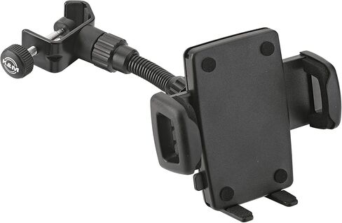 K&M 19747 Smartphone Holder Black Plastic 360° Rotatable Flexible Clamping Jaws for Tripod, Desk etc in Saudi Arabia