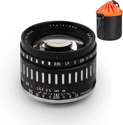 TTArtisan 35mm F0.95 APS-C Large Aperture Manual Focus Mirrorless Cameras Lens Compatible with Canon EOS R RF Mount MIrrorless Cameras R RP R3 R5 R6 R6ii R7 R10 R5C in Kuwait