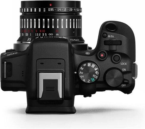 TTArtisan 35mm F0.95 APS-C Large Aperture Manual Focus Mirrorless Cameras Lens Compatible with Canon EOS R RF Mount MIrrorless Cameras R RP R3 R5 R6 R6ii R7 R10 R5C in Kuwait