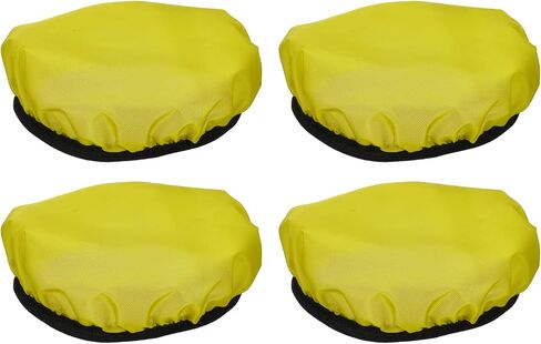 PATIKIL 7" 18cm Soft Diffuser Lamp Cover, 4 Pack Cloth Diffuser Strobe Reflector Lamp Sock for Flash Light Beauty Dish Photography Studio, Red in Saudi Arabia