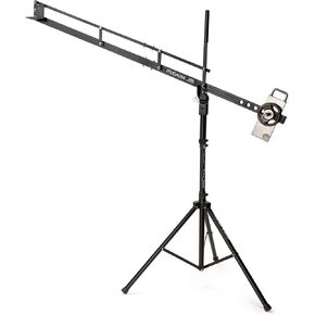 PROAIM 9ft Camera Crane Jib with Stand for Pan-Tilt/Fluid Head | Supports up to 8kg with auto/manual platform tilt, LCD monitor mount, heavy-duty stand, and carry bag in Kuwait