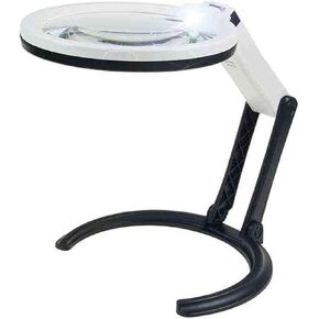 مكبر إصلاح سطح المكتب 10 أضعاف مصباح LED القابل للطي لقراءة مكبر إصلاح الحرف اليدوية in Kuwait