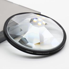 Camdiox Cinepro EX Kaleidoscope Optical Glass Prism Filter - Cinematic Special Effect Multiple Image with rotatable Ring for DSLR mirrorless Video Camera (77mm) in Saudi Arabia