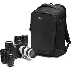 حقيبة ظهر Lowepro Flipside BP 300 AW III بدون مرآة وكاميرا DSLR - سوداء - مع وصول خلفي - مع وصول جانبي - مع فواصل قابلة للتعديل - بدون مرآة مثل Sony α7 - LP37350-PWW in Kuwait