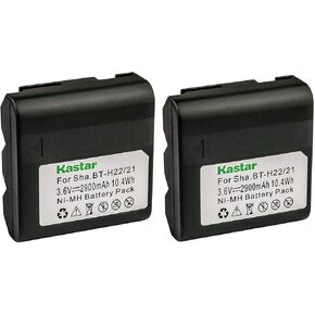 Kastar 1-Pack BT-H22 Battery 3.6V 2900mAh Replacement for Sharp VL-AH50E, VL-AH50H, VL-AH50S, VL-AH50U, VL-AH60U, VL-E307, VL-E33, VL-E33U, VL-E34, VL-E34H, VL-E34S, VL-E34U, VL-E37, VL-E37H, VL-E37S in Kuwait