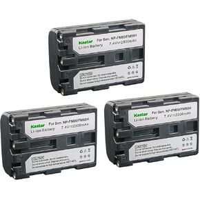 Kastar 1-Pack NP-FM50 / NP-FM55H Battery 7.4V 2300mAh Replacement for Sony DCR-PC104, DCR-PC105, DCR-PC110, DCR-PC115, DCR-PC120, DCR-PC330, DCR-TRV6, DCR-TRV8, DCR-TRV10, DCR-TRV11, DCR-TRV12 Camera in Saudi Arabia