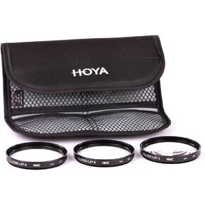 Hoya 62mm Close-UP Diopter Lens Filter Set II – +1, +2, and +4 Diopters Included for Close-Up Photography and Anamorphic Lenses – Multi-Coated Glass Elements for Superior Optical Performance in Kuwait