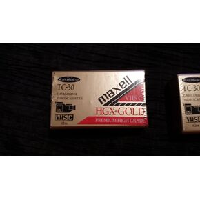 Maxell HGX-Gold TC-30 Premium High Grade Videocassette in Kuwait