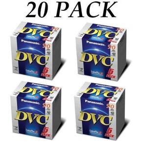 Panasonic DVM60EJ20P MiniDV Tapes for all MiniDV Cam - 20 Pack in Kuwait