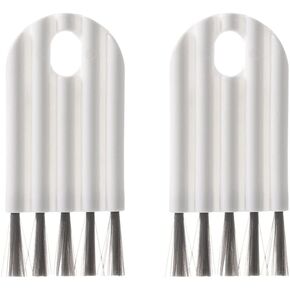 Tiny Cleaning Tools Cup Gap Lid Cleaner Brushes Set Mini Multifunctiona Cleaning Brush for Cleaning Baby Bottles Keyboard Window Groove (White-2 Pack) in Kuwait