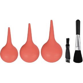 MECCANIXITY 3Pcs Rubber Ball Air Blower Blowing Pump Cleaner Circuits Clean Tool with 8Pcs Black Cleaning Brush Tools Set 4.7, 2 Inch for Laptop/Computer Keyboard in Saudi Arabia
