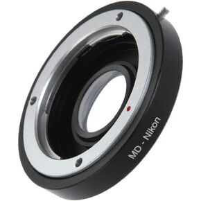FocusFoto Adapter Ring for Minolta MD/MC Lens to NIK0N F AI Mount Camera with Optical Glass Nikon D750,D810, D7500, D7200, D7100, D7000, D5600, D5400, D5300, D5200, D3300, D3200, D90, D4, D3X, D2 etc. in Kuwait