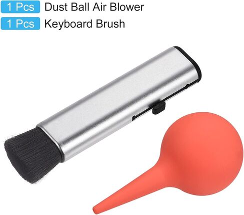 MECCANIXITY Rubber Ball Air Blower 30ml Blowing Pump Cleaner Circuits Clean Tool with Keyboard Cleaning Brush Sliding Portable Brush for Laptop/Computer Keyboard in Saudi Arabia
