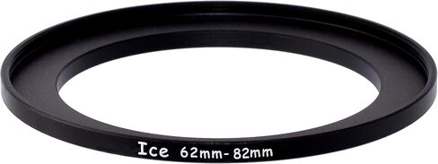 ICE 62mm to 82mm Step Up Ring Filter/Lens Adapter 62 Male 82 Female Stepping Adapter in Kuwait