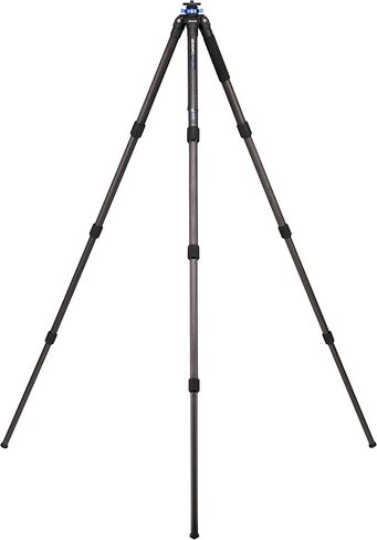 Benro Mach3 Aluminum Series 2 Tripod, 3 Section, Twist Lock Legs, Monopod Conversion, Twist Lock Legs, 15.2" Maximum Height, 26.5 lb. Load Capacity- Black (TMA27A) | Includes spiked feet, short column and case for travel, stability and storage in Saudi Arabia