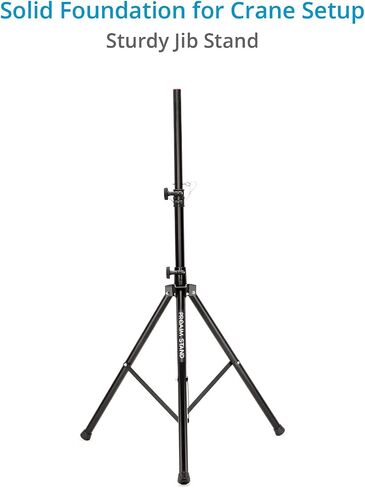 PROAIM 9ft Camera Crane Jib with Stand for Pan-Tilt/Fluid Head | Supports up to 8kg with auto/manual platform tilt, LCD monitor mount, heavy-duty stand, and carry bag in Kuwait