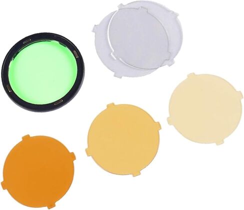Godox AK-R16 Color Filter Plate Set, Compatible with Godox V1 Flash Series, V1-S, V1-C, V-1N, use with Godox H200R Round Flash Head, AD200 Pro, AD200 in Saudi Arabia