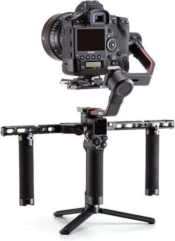 مقبض مزدوج أصلي R Twist Grip لملحقات كاميرات DJI RS 3 Pro/RS 3/RS 2/RSC 2 (تبديل سريع للأشكال المحمولة ذات الزاوية المنخفضة) in Kuwait