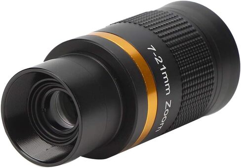 Zoom Eyepiece for Telescopes 1.25,Versatile 7-21mm Continuous Zoom Eyepiece for 1.25" Astronomical Telescope Perfect Viewing Moon, Planets, Nebulae, Star Clusters in Saudi Arabia