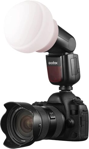 Godox AK-R22 Diffusion Dome for Godox AD100Pro Godox V1 Series Round Head Flash Godox AD200Pro(with H200R), Collapsible Light Modifier for Photography, Offers Even Soft Light in Saudi Arabia