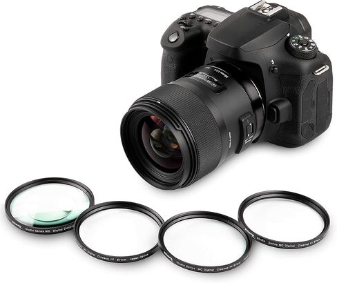 40.5MM Ultimaxx Professional Four Piece HD Macro Close-up Filter Kit (1, 2, 4, 10 Diopter Filters) for Camera Lens with 40.5MM Filter Thread and Protective Filter Pouch in Saudi Arabia