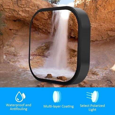 CPL Lens Filter,Action Camera CPL Polarizing Filter Optical Glass Lens Filter Photography Accessory with Frame, for GoPro 9 in Saudi Arabia
