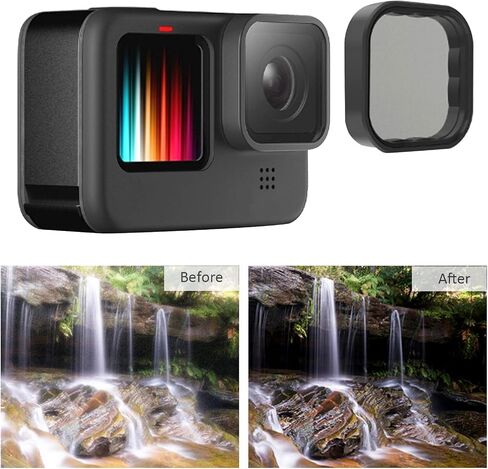 CPL Lens Filter,Action Camera CPL Polarizing Filter Optical Glass Lens Filter Photography Accessory with Frame, for GoPro 9 in Saudi Arabia